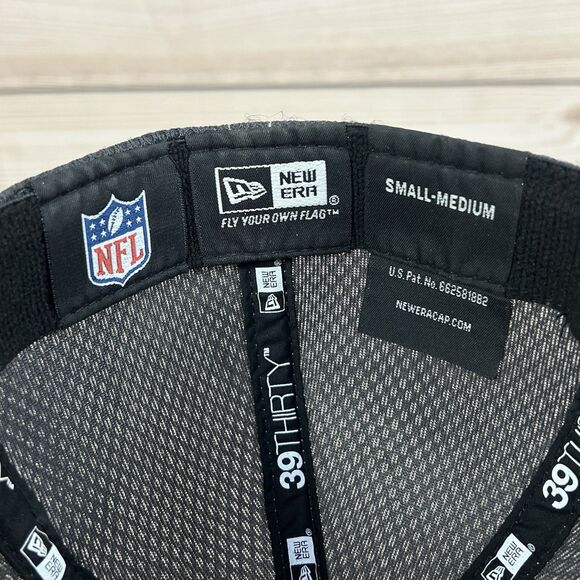 New Era Cincinnati Bengals Hat Size S/M 39Thirty Flex Stretch Fitted Cap Gray - Picture 10 of 16